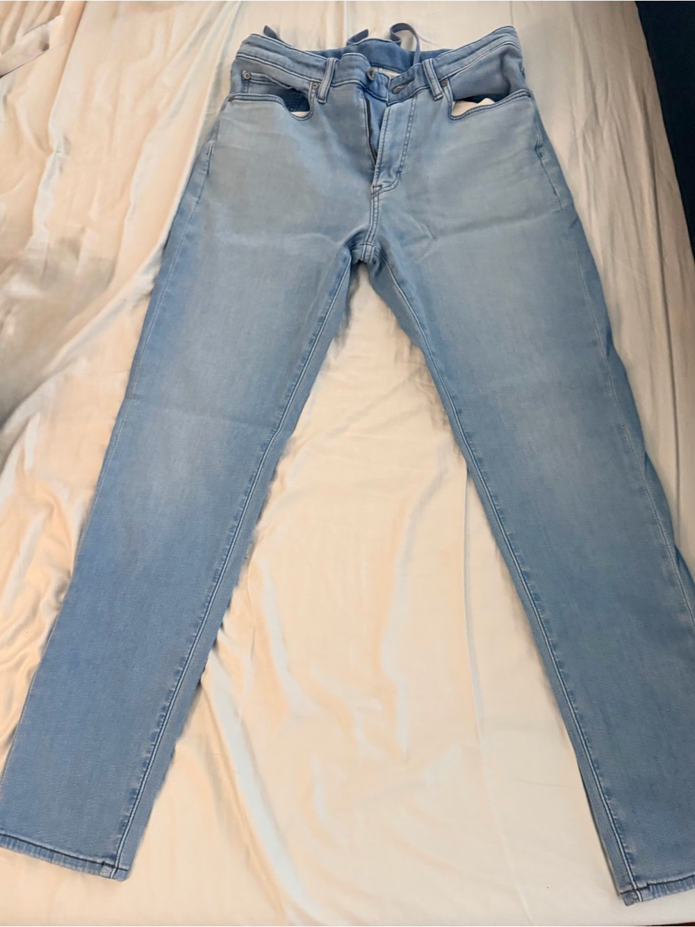 Uniqlo Men’s  Light Blue Stretch Jeans - Classic Slim Fit 30x33